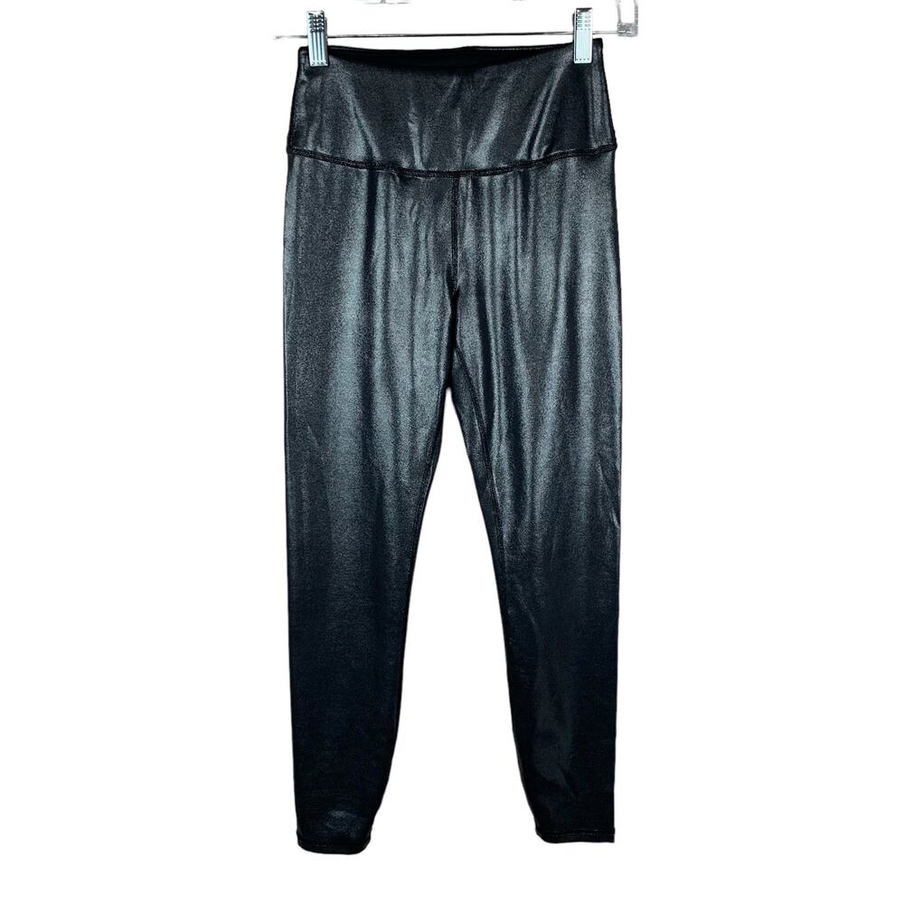 IVL Collective Leggings Shiny Black High Rise Pants Women’s 6
